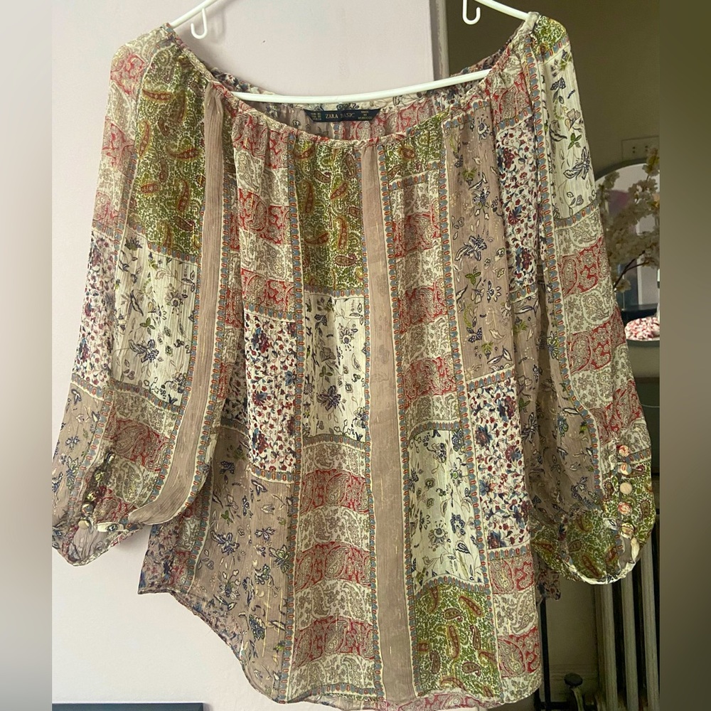 Boho Zara Basics Blouse